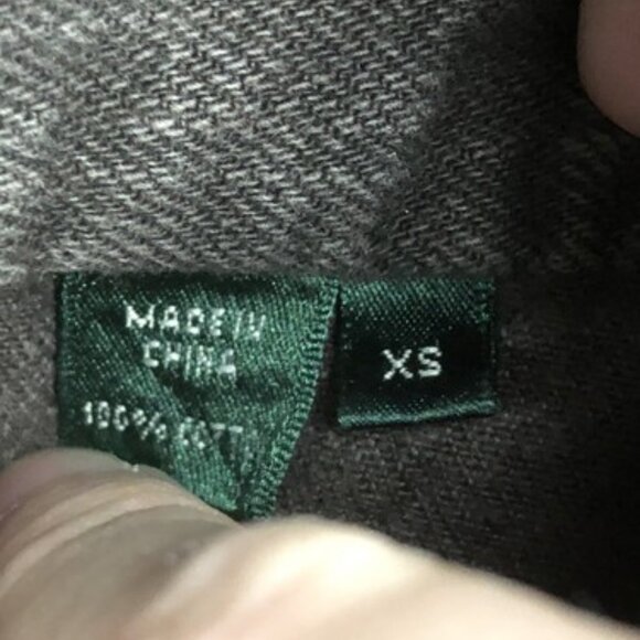 Lauren Jeans Co Ralph Lauren Denim Button Casual Jacket Women XS Brown Denim - Picture 3 of 9